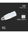 E27 7,5W LED pære - T37, 3000K