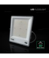 200W LED projektør - CREE chip, CCT 3-i-1, 6 års garanti, Slimline serien