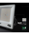 100W LED projektør, CCT - 120lm/W, IP65, CREE chip, 6 års garanti, Slimline serien