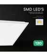 60x60 LED panel, 40W - 120lm/W, 6500K, Backlit, 5 års garanti