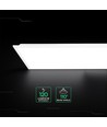 120x30 LED panel, 40W - 120lm/W, CREE chip, 6 års garanti, hvid kant