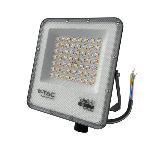 50W LED projektør 6 års garanti - CCT 3-i-1, CREE chip, Slimline serien