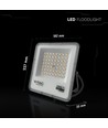 50W LED projektør 6 års garanti - CCT 3-i-1, CREE chip, Slimline serien