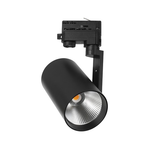 V-Tac 20W 3-faset skinnespot - CREE chip, 4000K, Sort, 6 års garanti