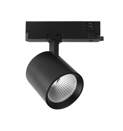 V-Tac 30W 3-faset skinnespot - Sort, 3000K, CREE chip, 6 års garanti