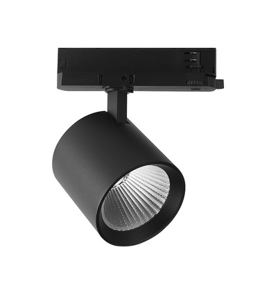 V-Tac 36W 3-faset skinnespot - CREE chip, 4000K, sort, 6 års garanti