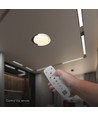 48W LED loftslampe med fjernbetjening - Ø50cm, 3-i-1 CCT, dæmpbar, hvid med trælook