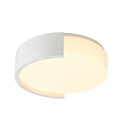 48W LED designer loftslampe - Ø45cm, 3-i-1 CCT, dæmpbar, hvid, inkl. fjernbetjening