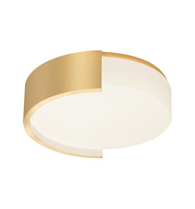 48W LED designer loftslampe - Ø45cm, 3-i-1 CCT, dæmpbar, guld, inkl. fjernbetjening