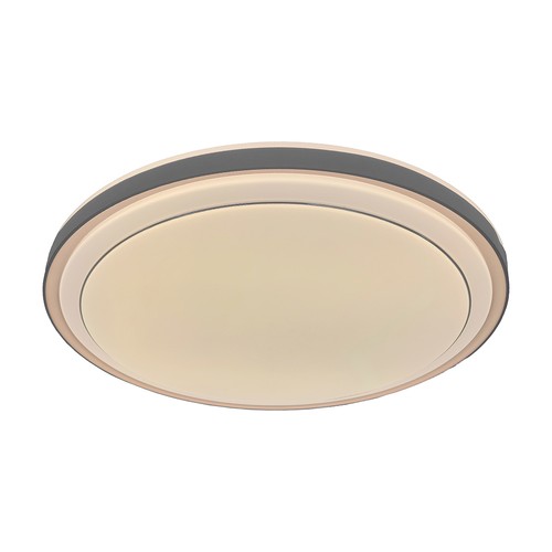 V-Tac 30W/60W/30W Designer loftlampe - CCT, dæmpbar, brun kant, inkl. fjernbetjening