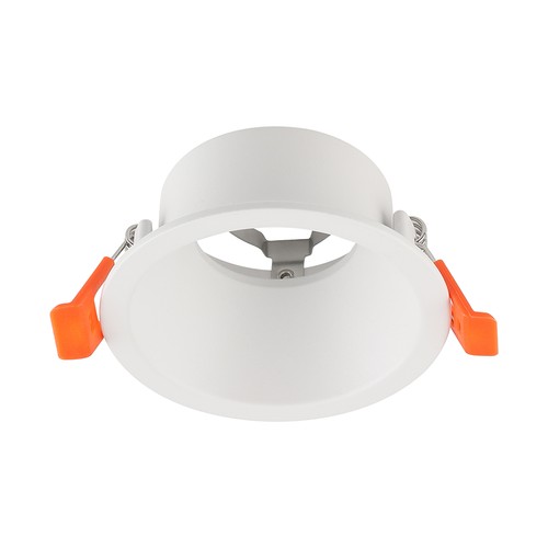 GU10 indbygningsspot, blænding ikke - Rund, hvid, Deep Anti Glare, uden lyskilde