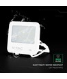 V-Tac 50W LED projektør - 135lm/W, IP65, hvidt hus, 6500K, Cree chip, 6 års garanti