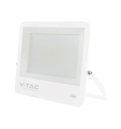 300W LED projektør - 135lm/W, IP65, hvidt hus, 6 års garanti, CREE Chip,