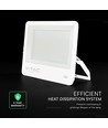 V-Tac 300W LED projektør - 135lm/W, IP65, hvidt hus, CREE Chip, 6 års garanti