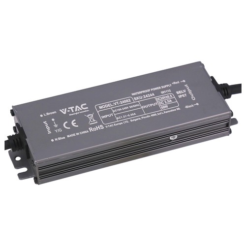 60W / 24V DC strømforsyning - 2.5A, IP67 vandtæt