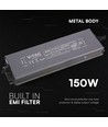 150W / 24V DC strømforsyning til LED strips - 6.25A, IP67 vandtæt
