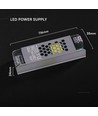 36W / 12V DC Slim strømforsyning til LED strips - 3A, IP20 indendørs
