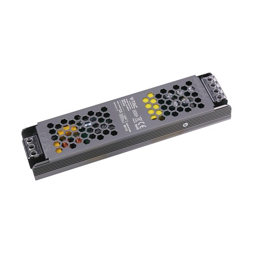 120W / 12V DC strømforsyning til LED strips - 10A, IP20, Slim design
