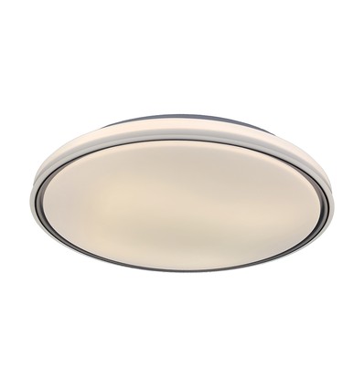 60W LED designer loftslampe med fjernbetjening - 3-i-1 CCT, dæmpbar, sort ring, inkl. lyskilde