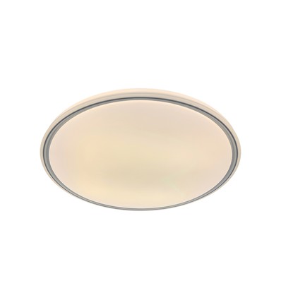 V-Tac 30W/60W/30W LED loftlampe med fjernbetjening - 3-i-1 CCT, dæmpbar, grå ring, inkl. lyskilde