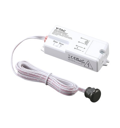 V-Tac infrarød bevægelsessensor - Hvid, 2-i-1, max 200W LED, IP20 indendørs