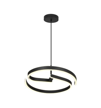 25W LED designer pendel - Ø40cm, Sandy Black, 4000K, dekorativ loftlampe