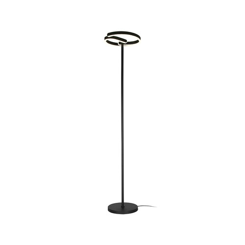 25W LED designer gulvlampe - Ø30 x 142cm, mat sort, 4000K