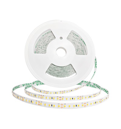 V-Tac 20m 8W/m Ultra Long LED strip - 24V, IP20, 3000K, 120 LED pr. meter