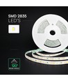 V-Tac 20m 8W/m Ultra Long LED strip - 24V, IP20, 3000K, 120 LED pr. meter