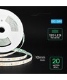V-Tac 20m 8W/m Ultra Long LED strip - 24V, IP20, 3000K, 120 LED pr. meter
