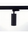 10W 3-faset RA97 skinnespot - Dæmpbar, 110lm/W, sort