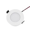 6 stk. 12V downlight - 2,5W, rund, inkl. kopbor og quick connector, til båd mm.