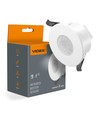 PIR bevægelses- og lyssensor 1200W - Hvid, indbygget sensor