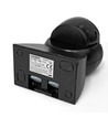PIR bevægelses- og lyssensor 1200W - IP65, sort