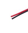 5m Kabel rød/sort - 2x0,35mm², 12-24V, til LED strip