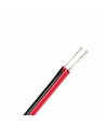 5m 1,2mm² kabel rød/sort - 2-ledet (16AWG), 12-24V, til LED strip