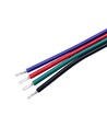 20m 1,2mm² RGB kabel - 4-ledet (16AWG), 12-24V til LED strip