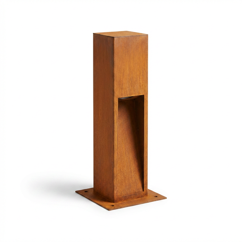 Corten havelampe - 50cm, 12W, IP65 udendørs, inkl. lyskilde