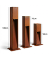 Corten havelampe - 70 cm, 12W, IP65 udendørs, inkl. lyskilde