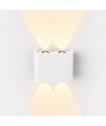4W Luna op/ned væglampe - IP54 udendørs, CCT, 3 lyskulører, hvid, inkl. LED