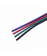 5m RGB Kabel - 4x0,35mm², 12-24V, til LED strip