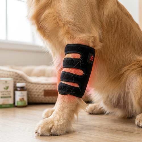 Lysterapi bind til hund eller kat - Infrarød, Batteri