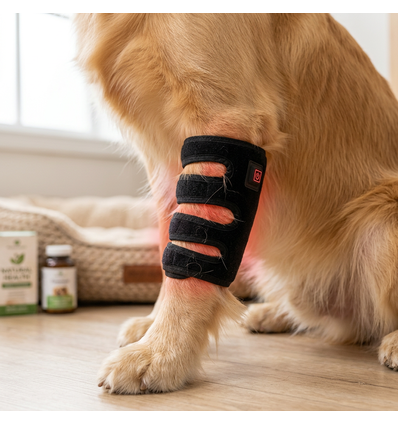 Lysterapi wrap til hund eller kat - Infrarød, Batteri