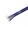 5m RGBW Kabel - 5x0,35mm², 12-24V, til LED strip