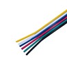100m 1,2mm² RGBCCT kabel - 6-ledet (16AWG), 12V-24V til LED strip
