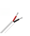 10m Kabel rød/sort, hvid rund - 2x0,35mm², 12-24V, til LED strip