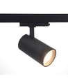 29W 3-faset skinnespot RA98 - 110lm/w, 38 grader, sort
