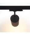 LEDlife RA98 skinnespot 29W - 110lm/w, sort, 3-faset