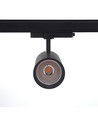 LEDlife RA98 skinnespot 29W - 110lm/w, sort, 3-faset