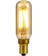 E14 4W dæmpbar LED rørpære - 8,5cm, 2200K, Gold, filament